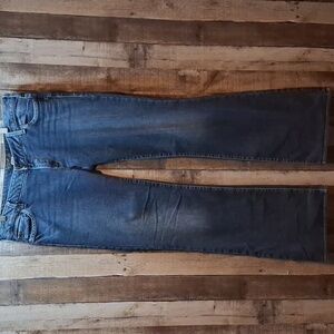 Women's Silver Jeans Size 36 / 34 Long Aiko Bootcut